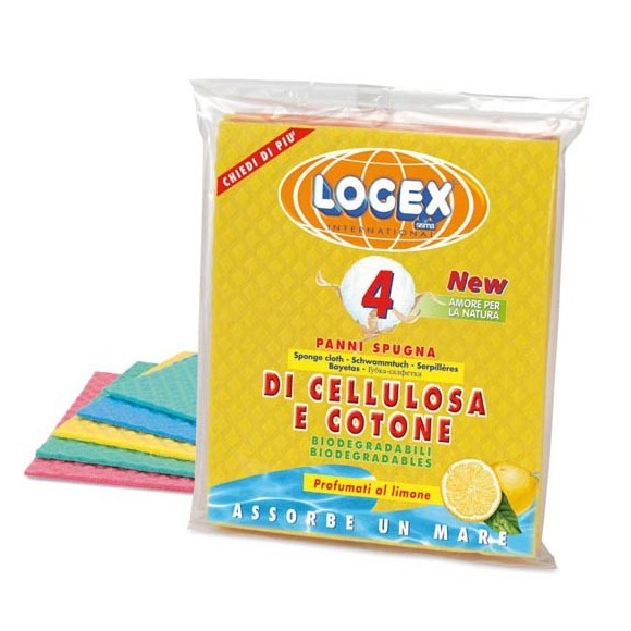 LOGEX 2PANNI SPUGNA LIMONE