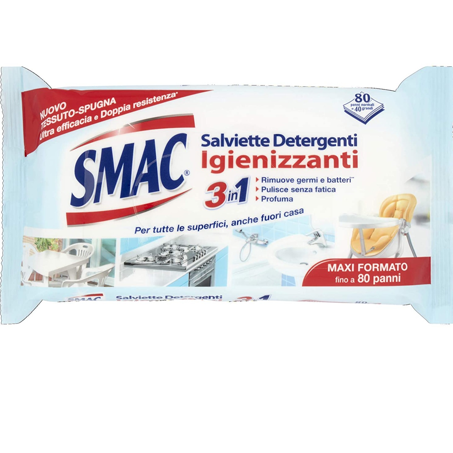 SMAC SALVIETTE SUPERF.IGIENIZZ. X80  PROMO