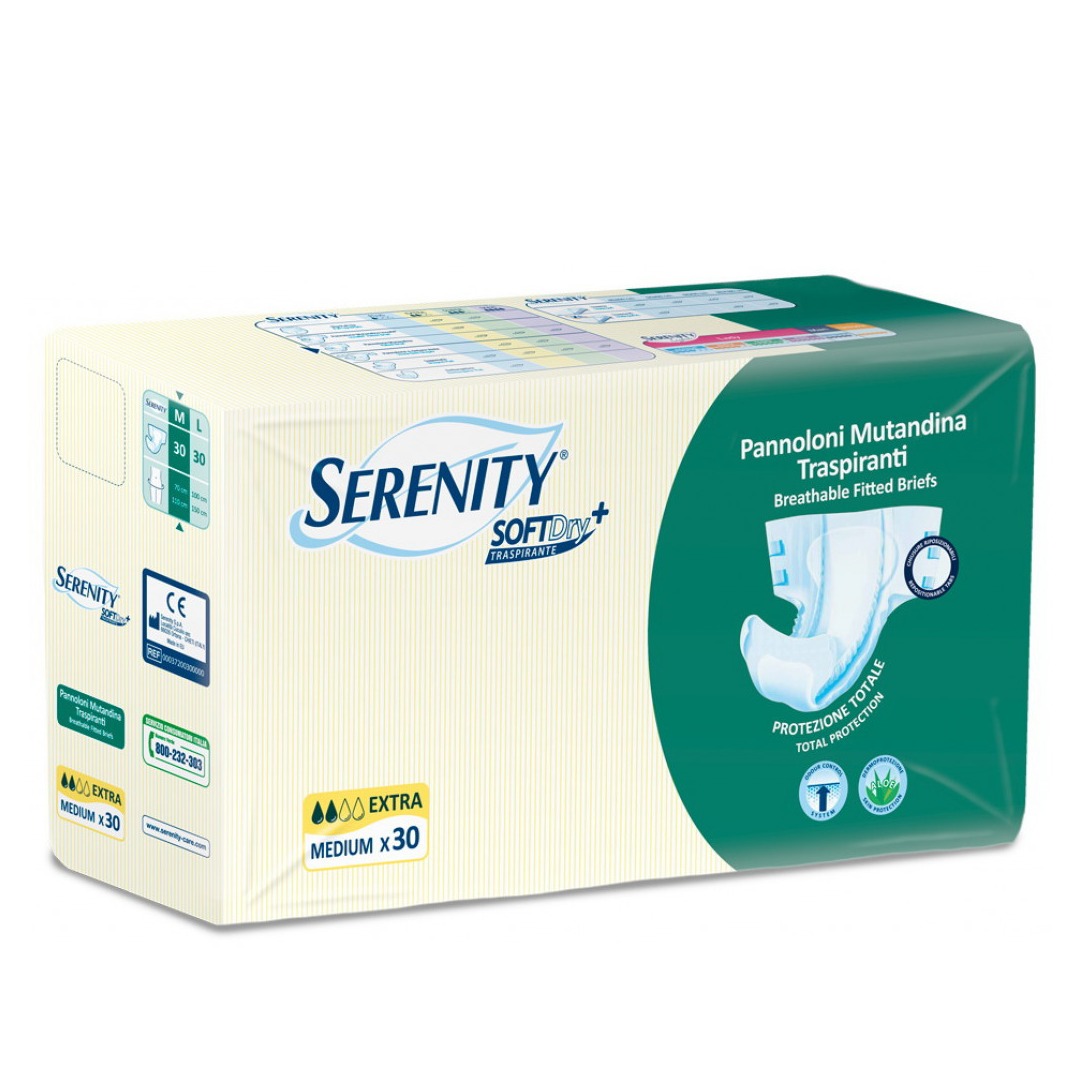 SERENITY MUTAND.SOFTDRY TG.M 30PZ.