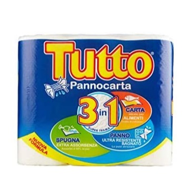 TENDERLY TUTTO PANNOCARTA 3ROT. ASCIUGATUTTO
