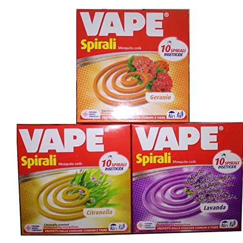 VAPE SPIRALI 10PZ. PROFUMATE