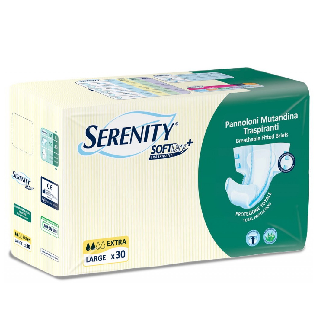 SERENITY MUTAND.SOFTDRY TG.L 30PZ.