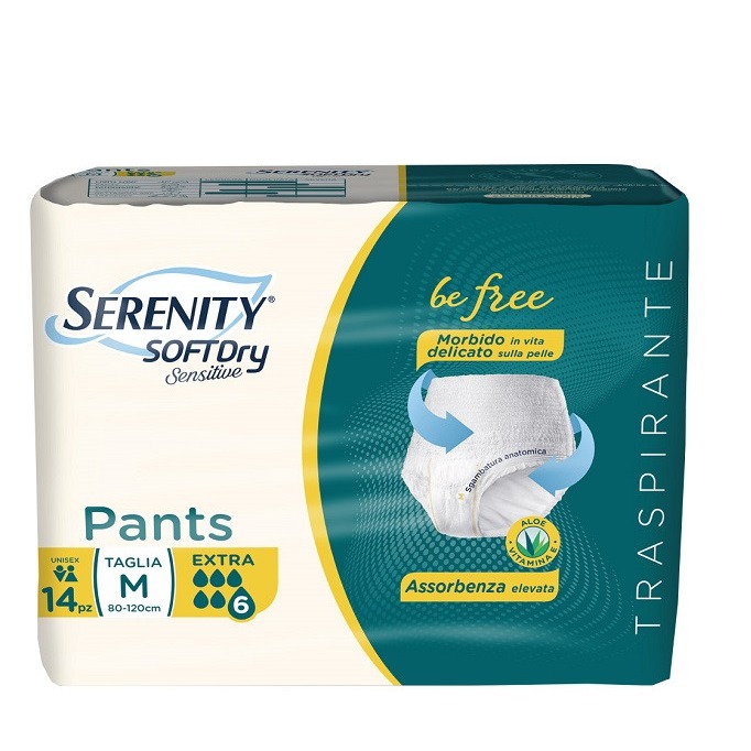 SERENITY PANTS SENSITIVE TG.M 14PZ.