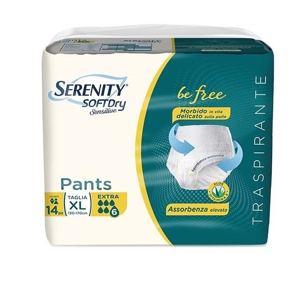 SERENITY PANTS SENSITIVE TG.XL 14PZ.