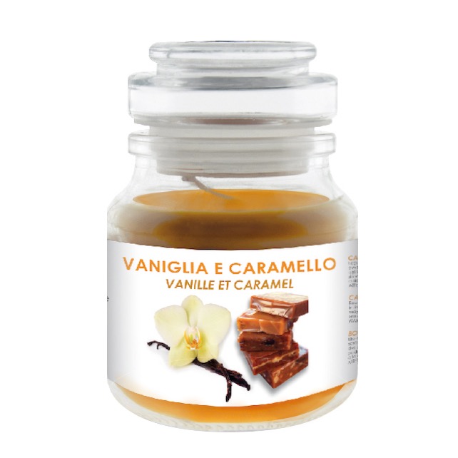 TAMTAM CANDELA PROF. GIARA 130GR. VANIGLIA E CARAMELLO