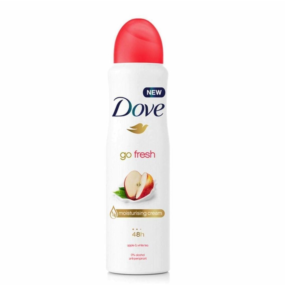 DOVE DEO SPRAY 150ML. GO FRESH MELA E TE BIANCO PROMO