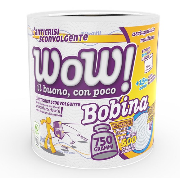 WOW BOBINA 750GR 500 STRAPPI 1ROT.