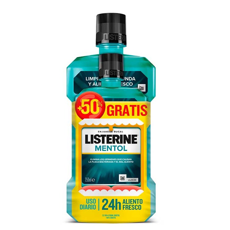 LISTERINE COLL. 500ML. PIU 250ML.  MENTHOL