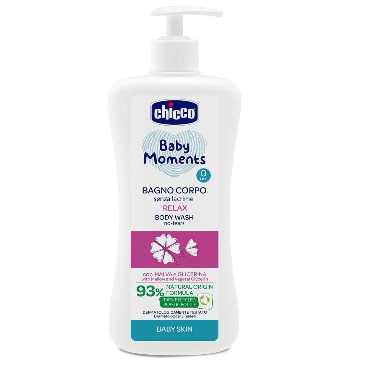 CHICCO BAGNO BABY MOMENTS 500ML. S/LACRIME RELAX