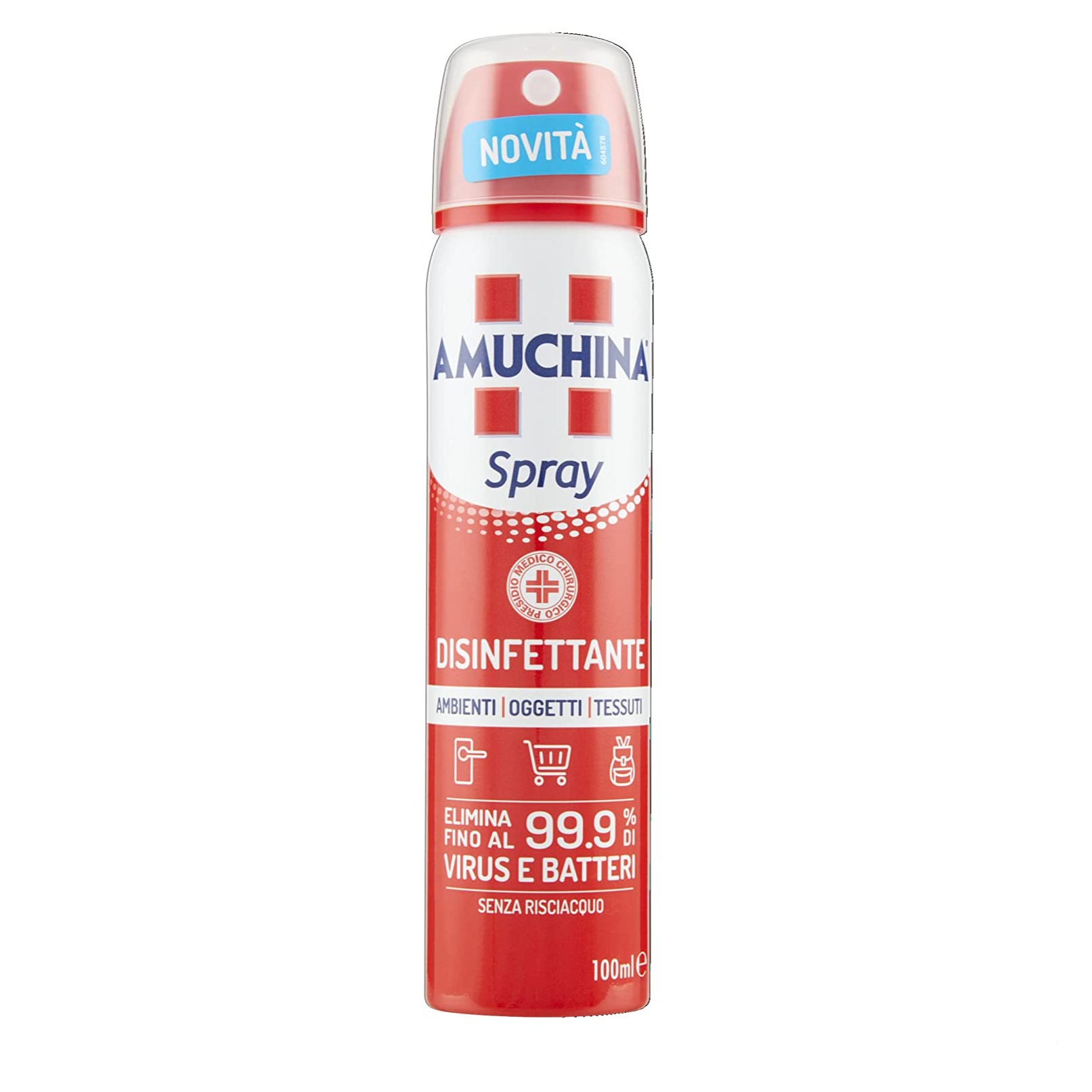 AMUCHINA SPRAY AMBIENTI OGGETTI TESSUTI 100ML.