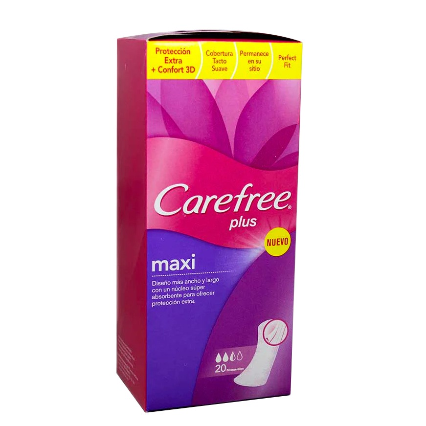 CAREFREE S/SLIP PLUS MAXI/LARGE 20PZ.