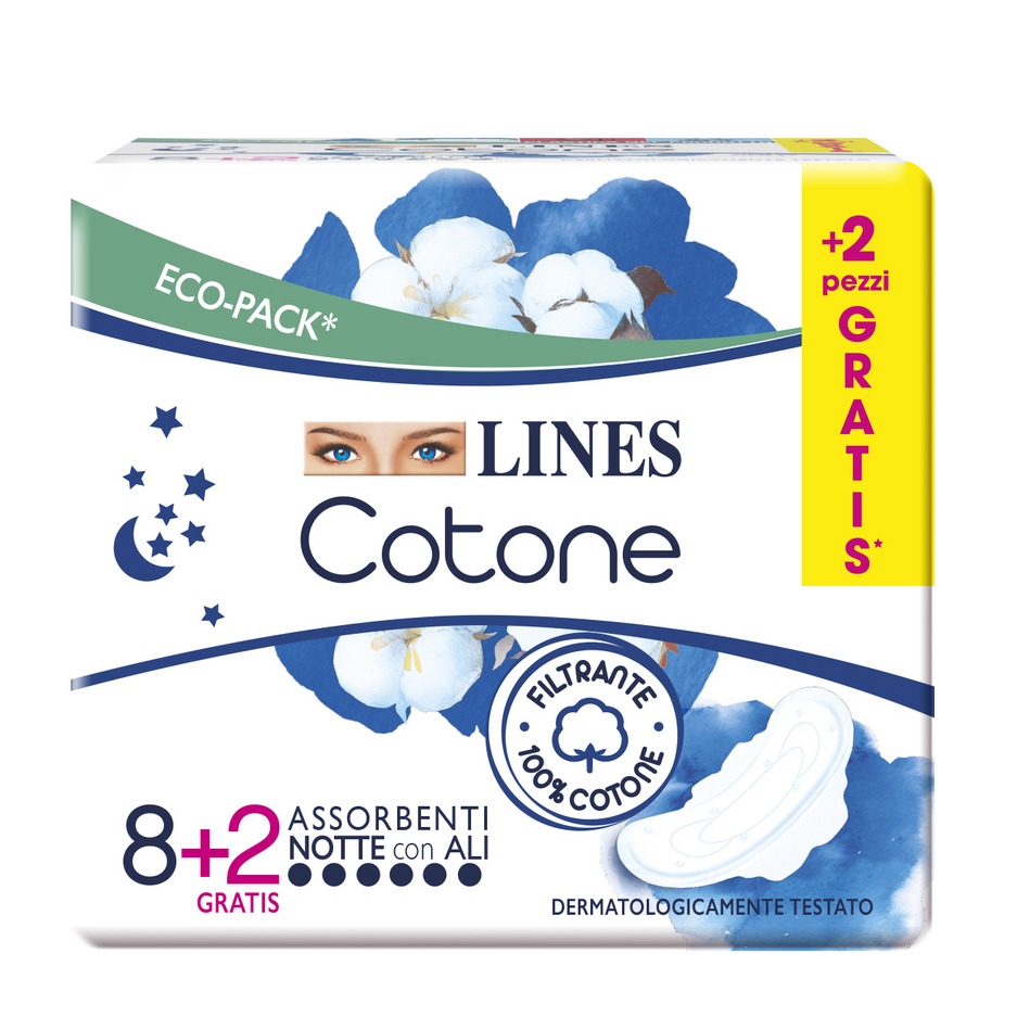 LINES COTONE 10PZ. ULTRA NOTTE