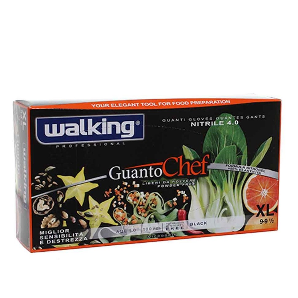 WALKING GUANTI NITRILE CHEF TG. XL 100PZ.