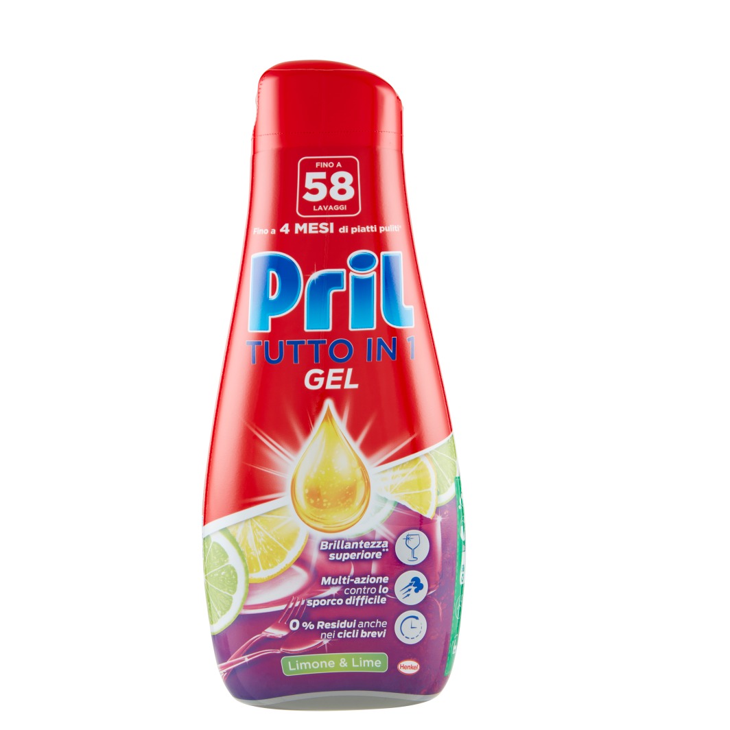 PRIL GEL TUTTO IN 1 1044ML. 58LAV.