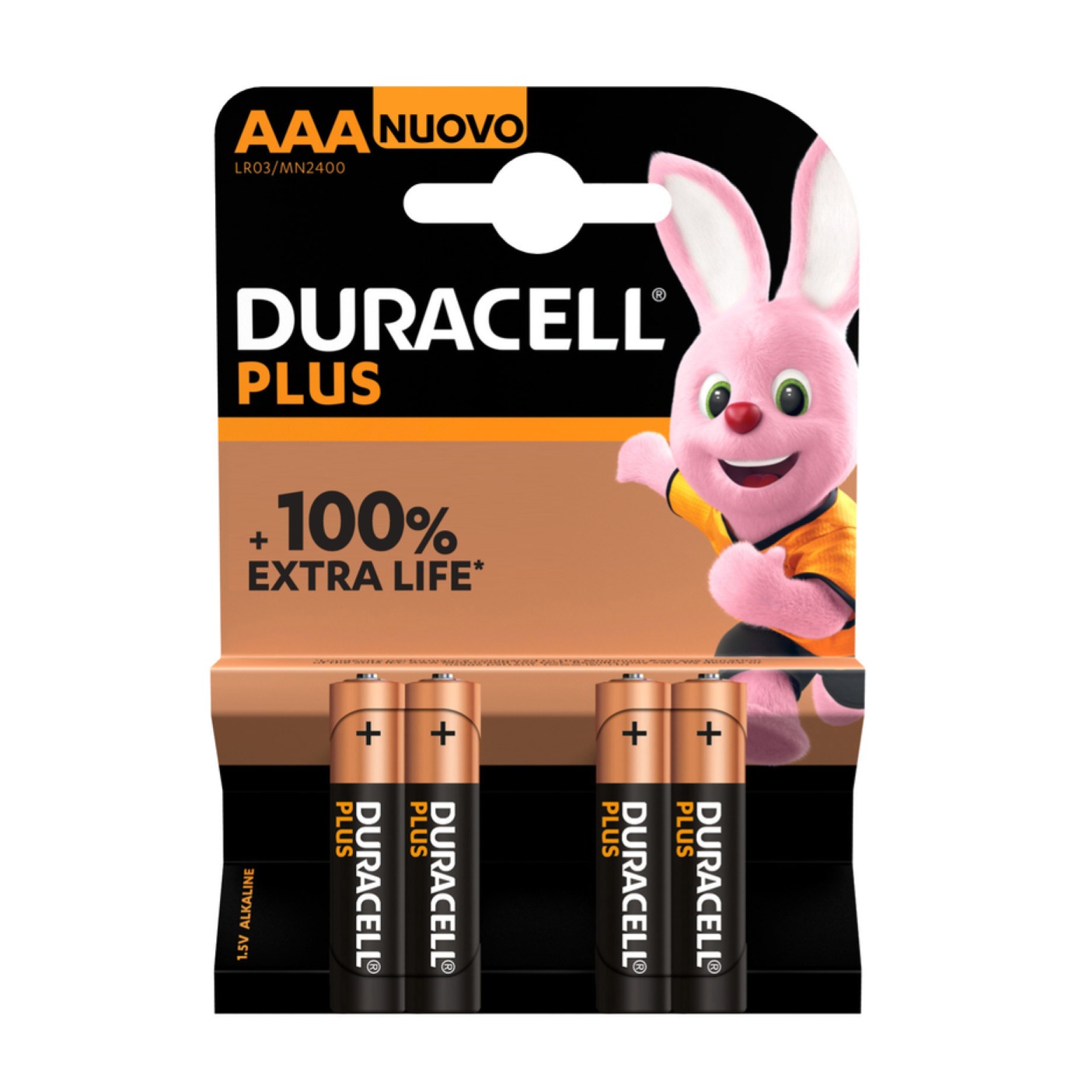 DURACELL PLUS POWER MINISTILO AAA 4PZ.