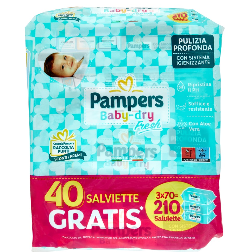 PAMPERS SALV. BABY FRESH 70PZ.