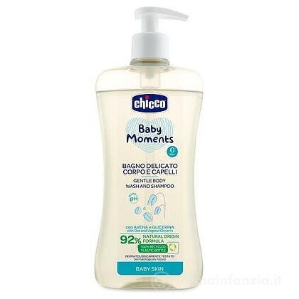 CHICCO CORPO/CAPELLI BABY MOMENTS 500ML.