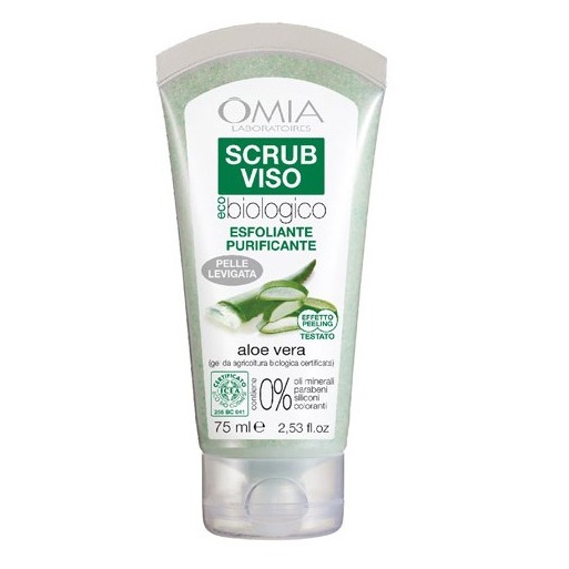 OMIA SCRUB VISO 75ML. ALOE PROMO