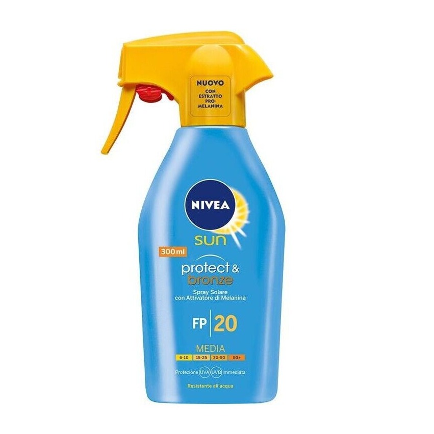 NIVEA SUN PROTECT BRONZE SPRAY 300ML. SPF20