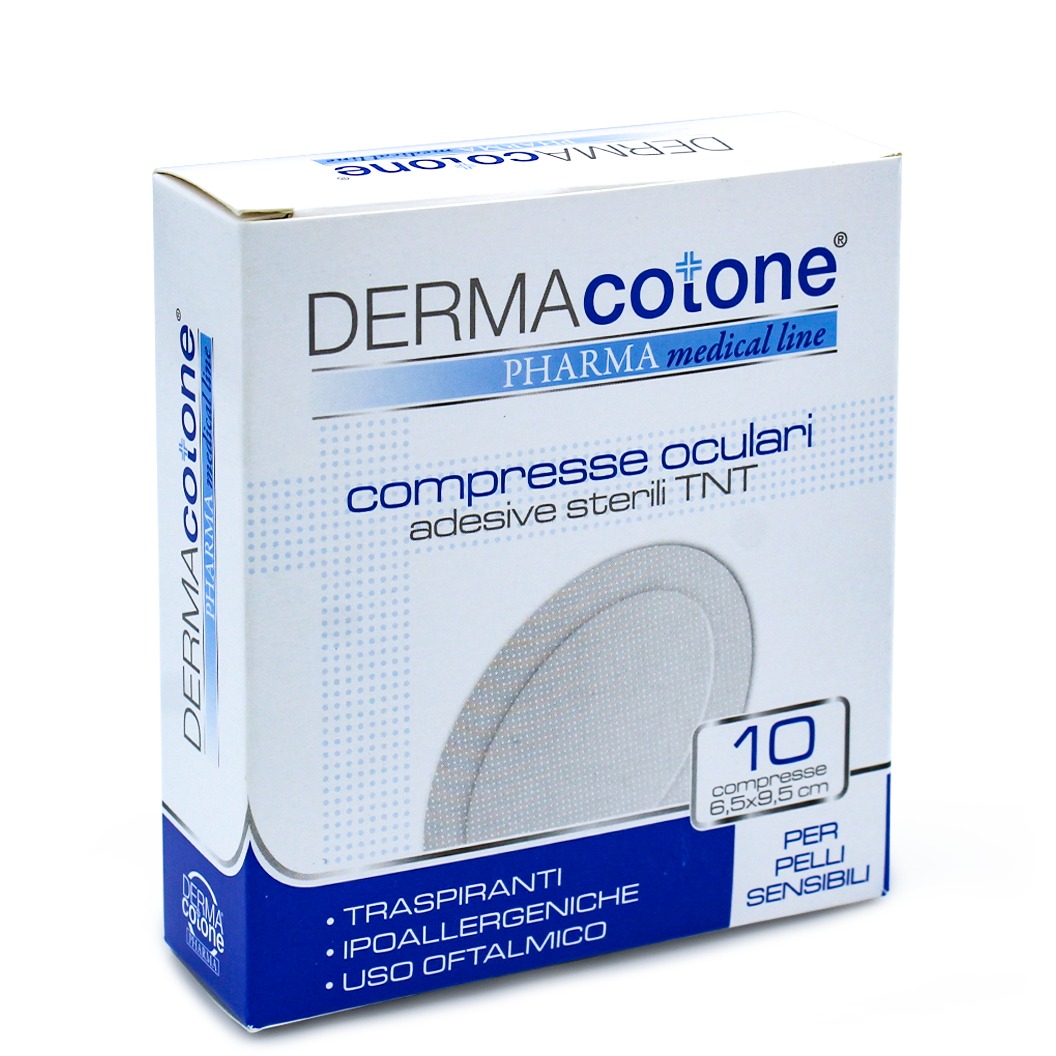 DERMACOTONE COMPRESSE OCULARI STERILI TNT 6.5X9.5 10PZ.