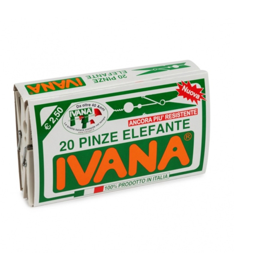 IVANA MOLLETTE PLASTICA ELEFANTE 20PZ.