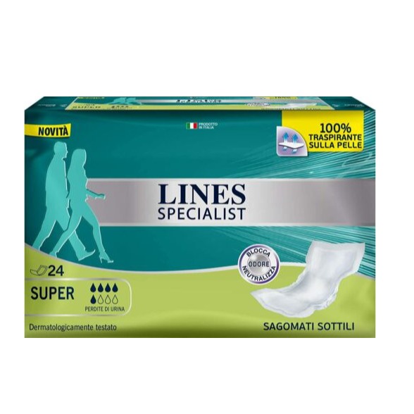 LINES SPECIALIST PANN.SAGOMATO SUPER 24PZ. SOTTILE