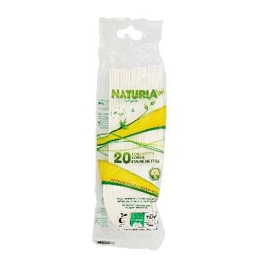 FORCHETTE BIO NATURIA pz. 20 a