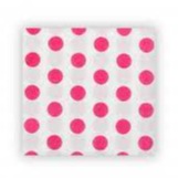 100 TOVAGLIOLI POIS 33X33 FUXIA