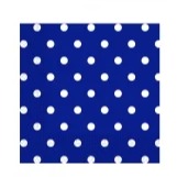 100 TOVAGLIOLI POIS 33X33 BLU