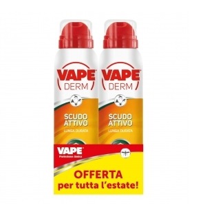 VAPE DERM SPRAY 100ML. 2PZ. SCUDO ATTIVO PROMO