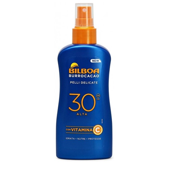 BILBOA BURRO CACAO VAPO SPF30 200ML.