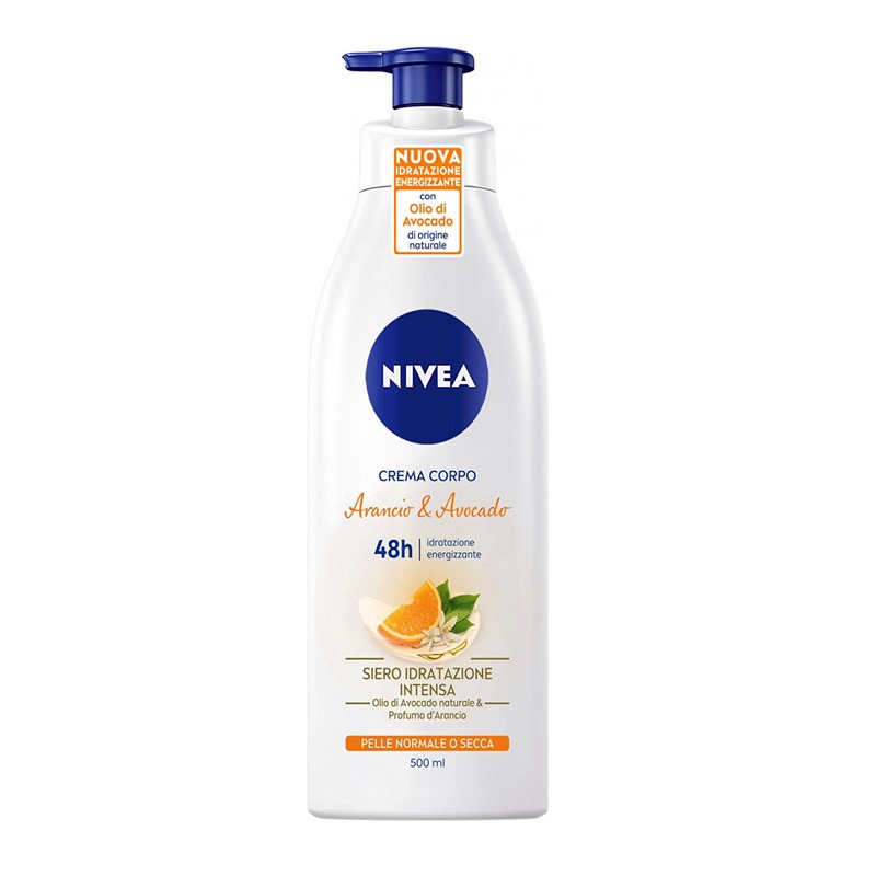 NIVEA CR. CORPO FLUIDA  500ML. ARANCIO E AVOCADO