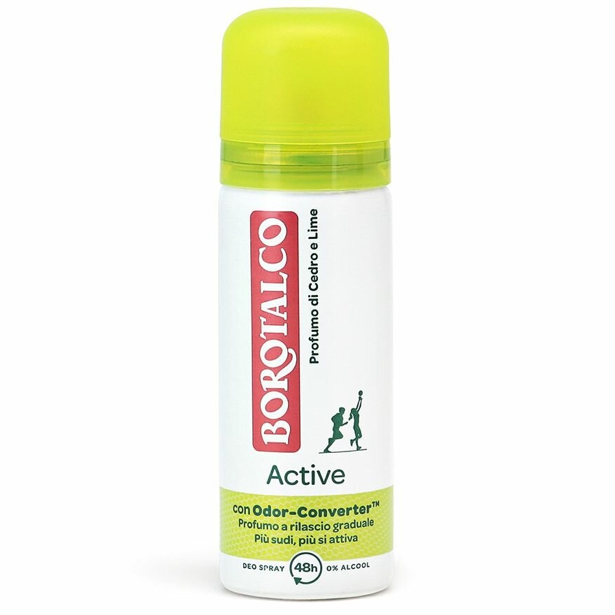BOROTALCO DEO SPRAY 50ML. ACTIVE GIALLO