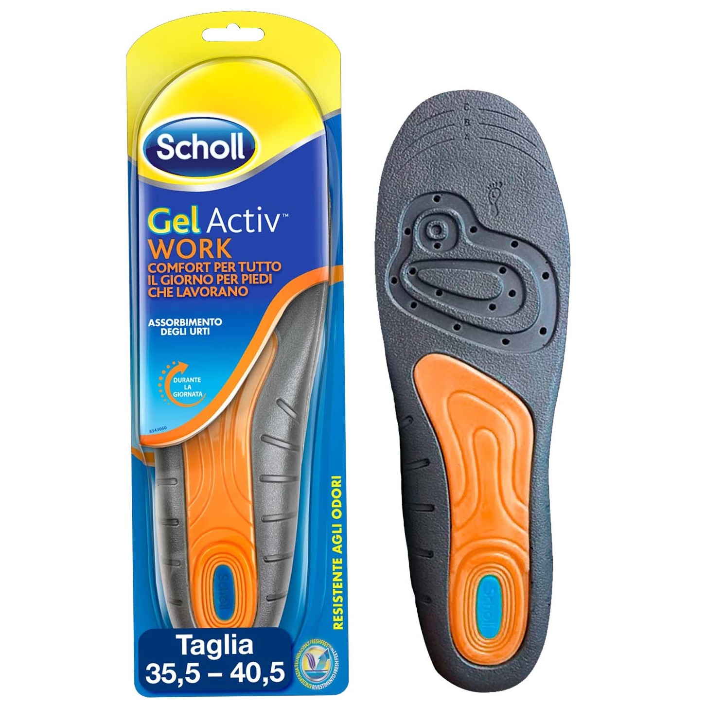 SCHOLL GEL ACTIV SOLETTA DONNA PROFESSIONAL