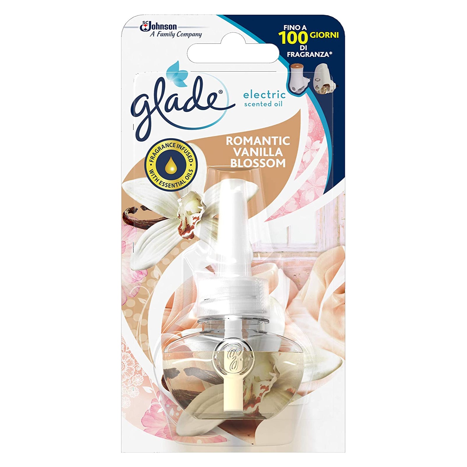 GLADE ELETT. RIC. 20ML. VANILLA