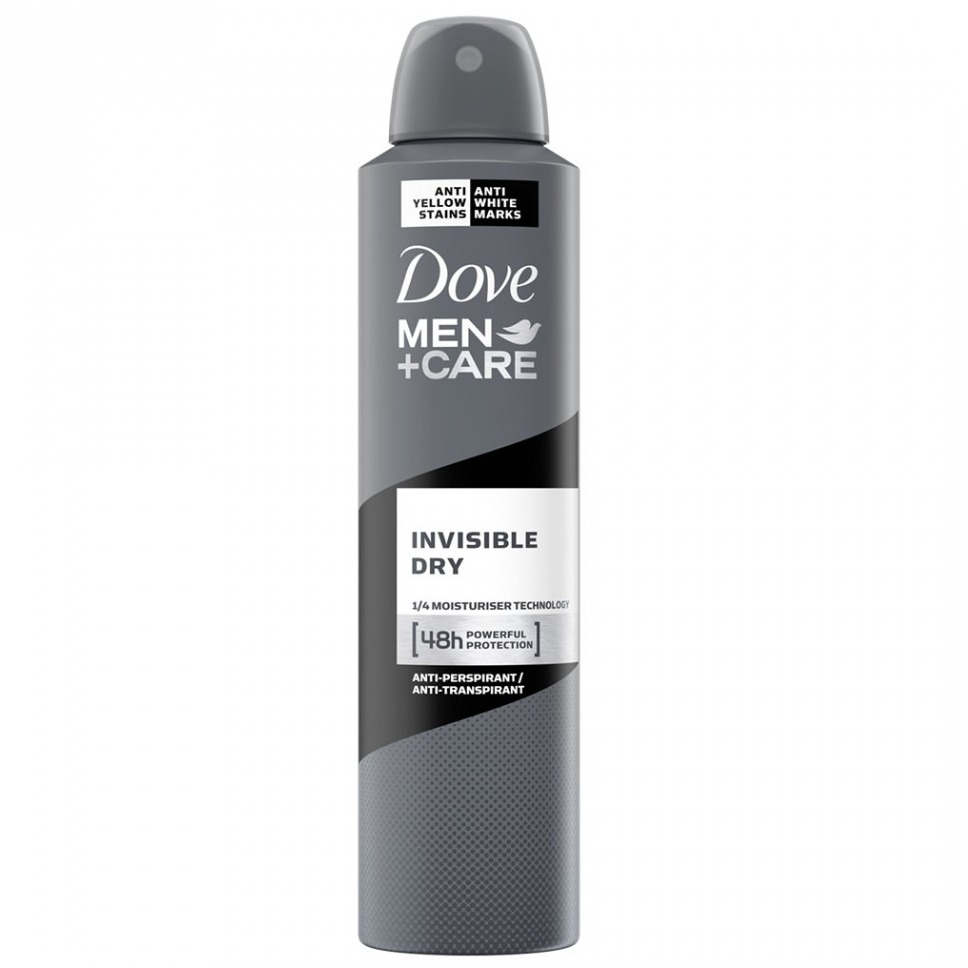 DOVE DEO SPRAY 250ML. MEN CARE INVISIBLE DRY