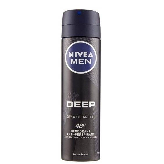 NIVEA DEO SPRAY 150ML. MEN DEEP CLEAN