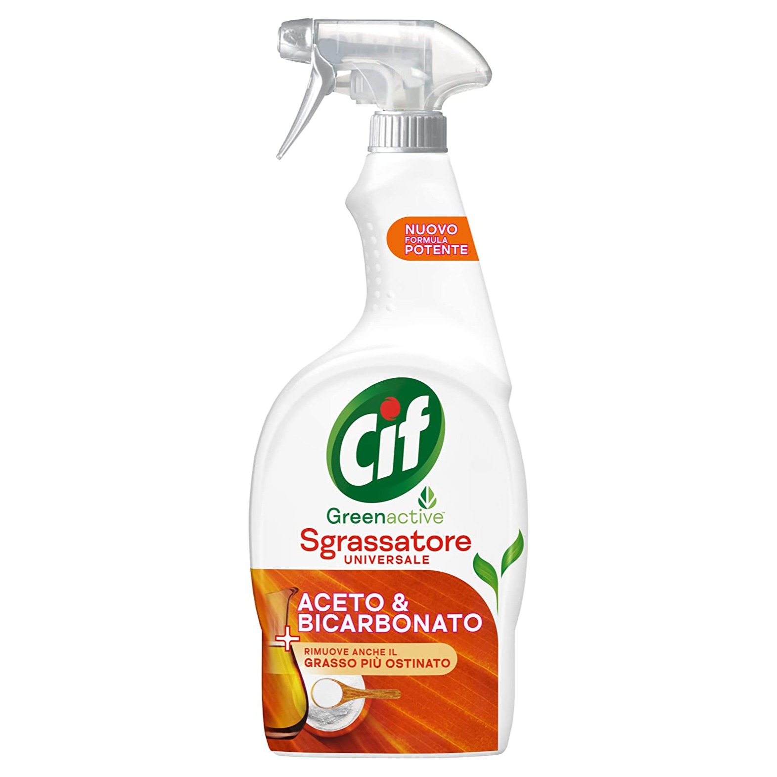 CIF SGRASS. GREEN ACTIVE 650ML. ACETO/BICARBONATO