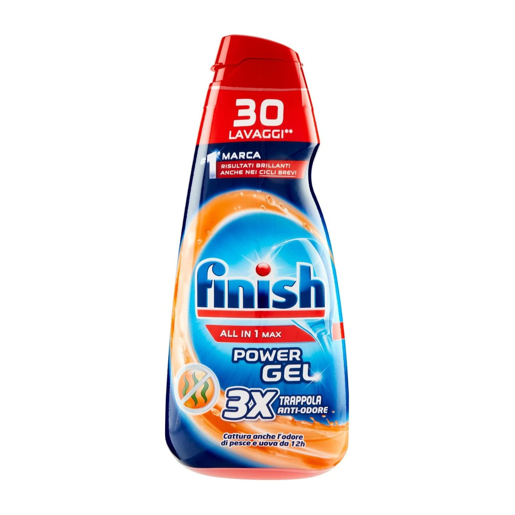 FINISH POWER GEL 600ML. ALL IN 1 ANTIODORE PROMO