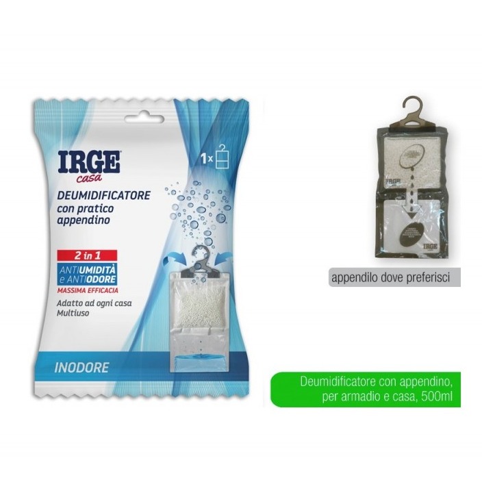 IRGE DEUMIDIFICATORE 500ML. C/APP. M/V