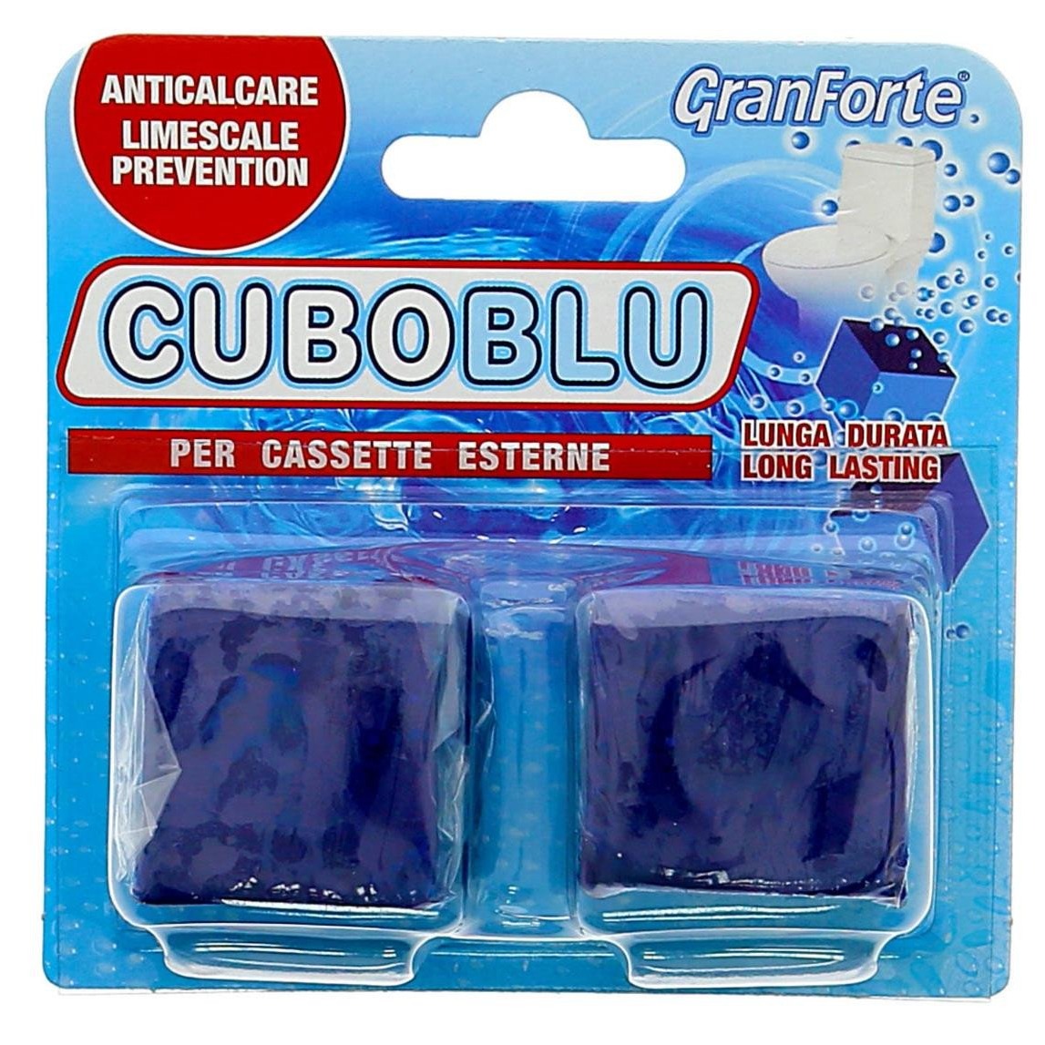 FORZA BLU CUBO WC 50GR. 2PZ. ACQUA BLU