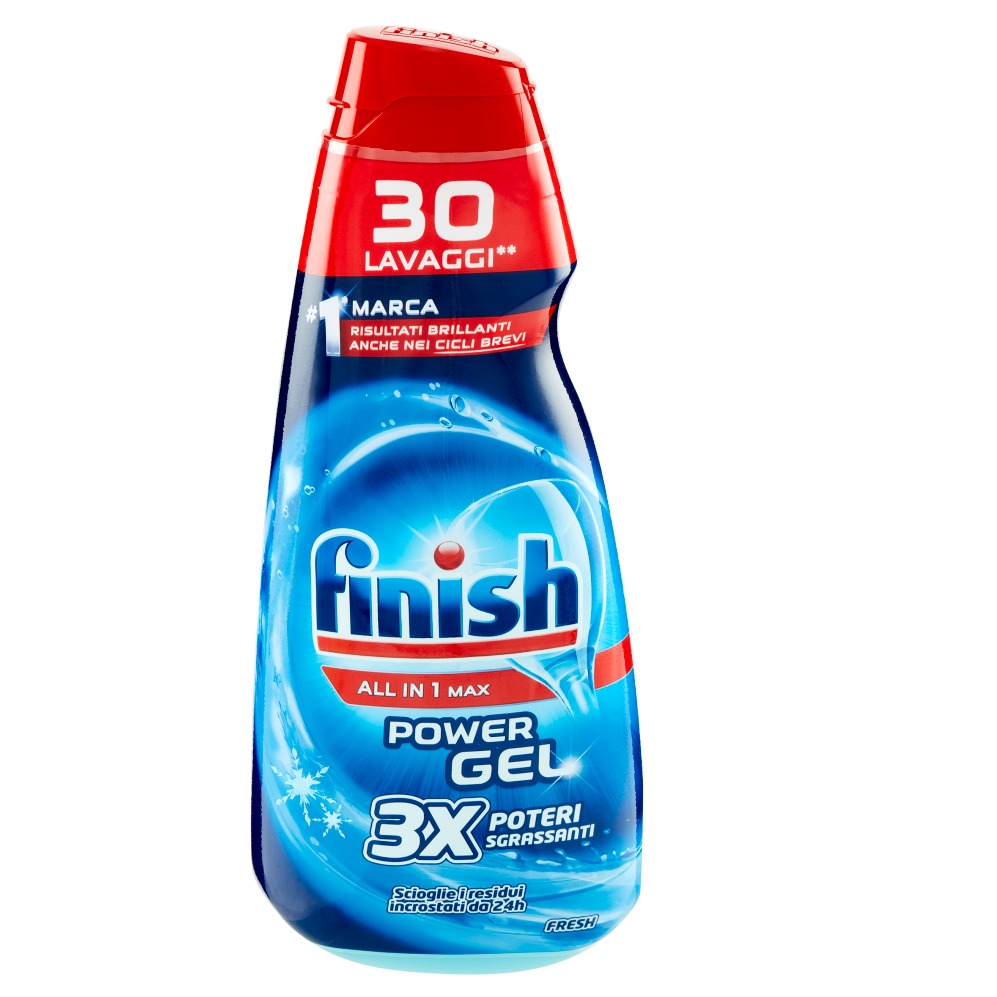 FINISH POWER GEL 600ML. ALL IN 1 MAX PROMO