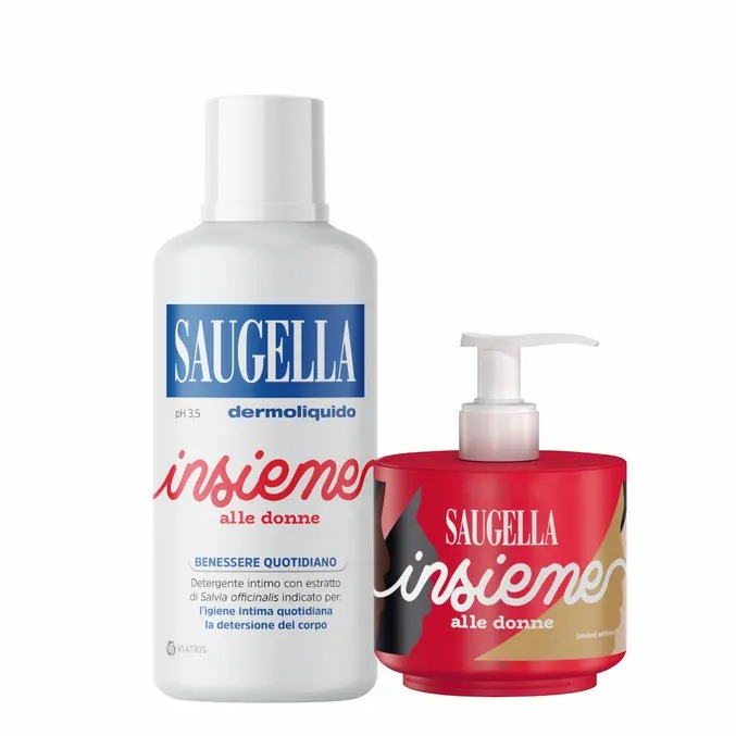 SAUGELLA DET. INTIMO 500ML. DERMOLIQ.   150ML. L/EDITION  PROMO