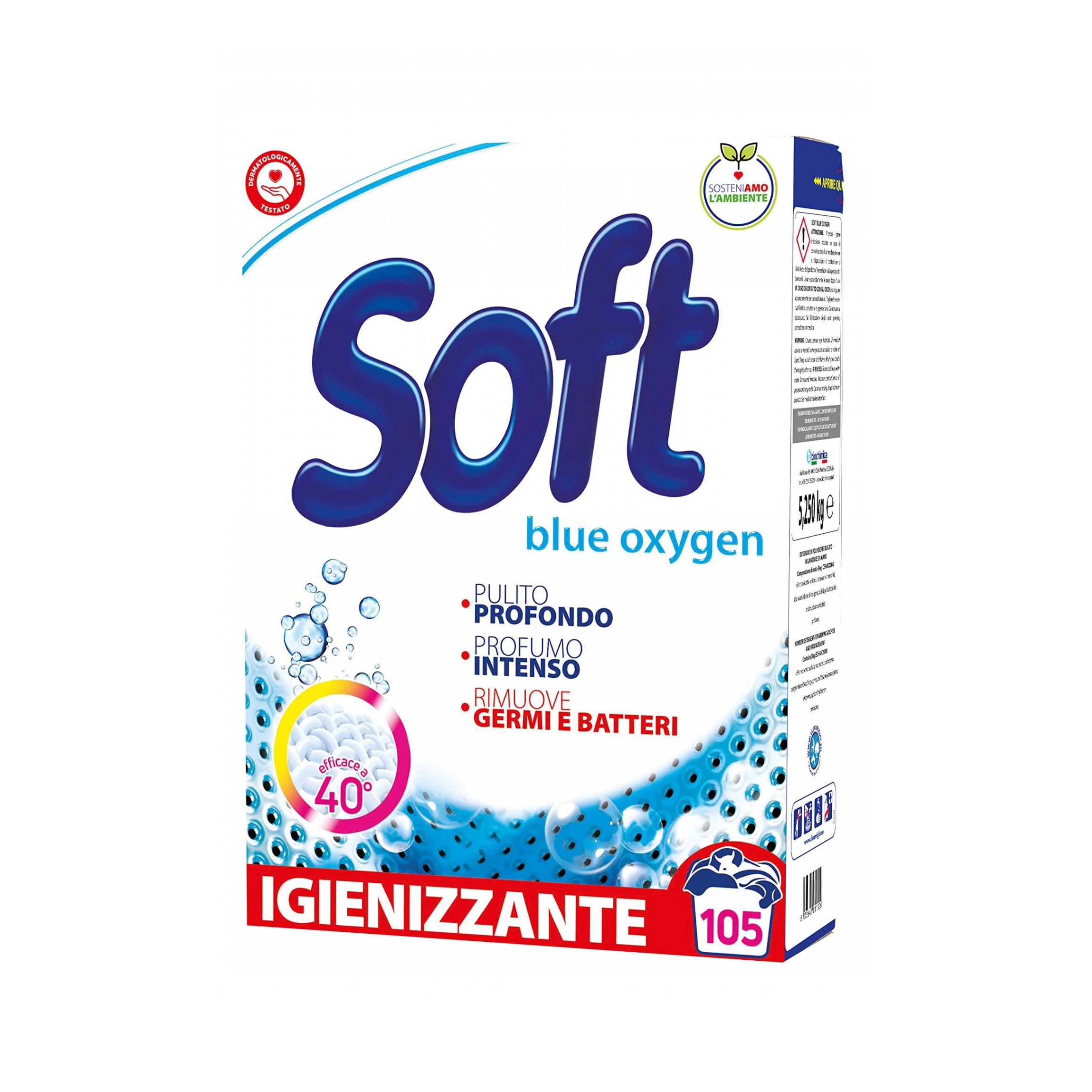 SOFT FUSTONE 100MIS. BLU OXY