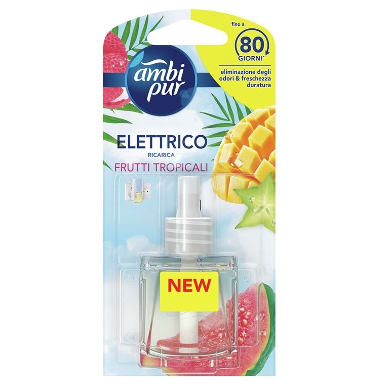 AMBIPUR ELETT.RIC. 20ML. 2PZ. TROPICAL FRUITS