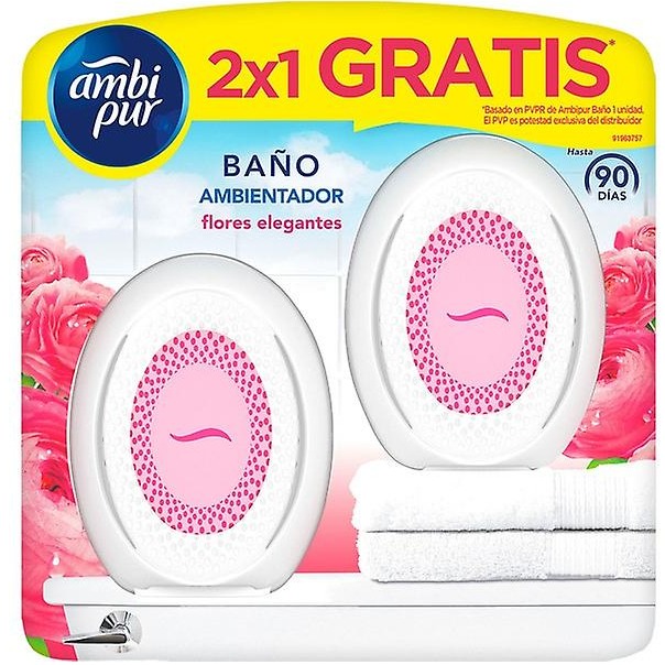 AMBIPUR BAGNO 2PZ. FIORI ELEGANTI