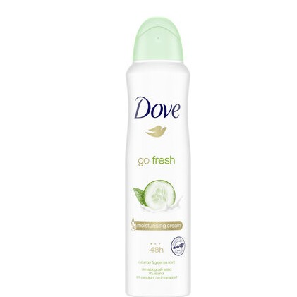 DOVE DEO SPRAY 150ML. GO FRESH CUCUMBER