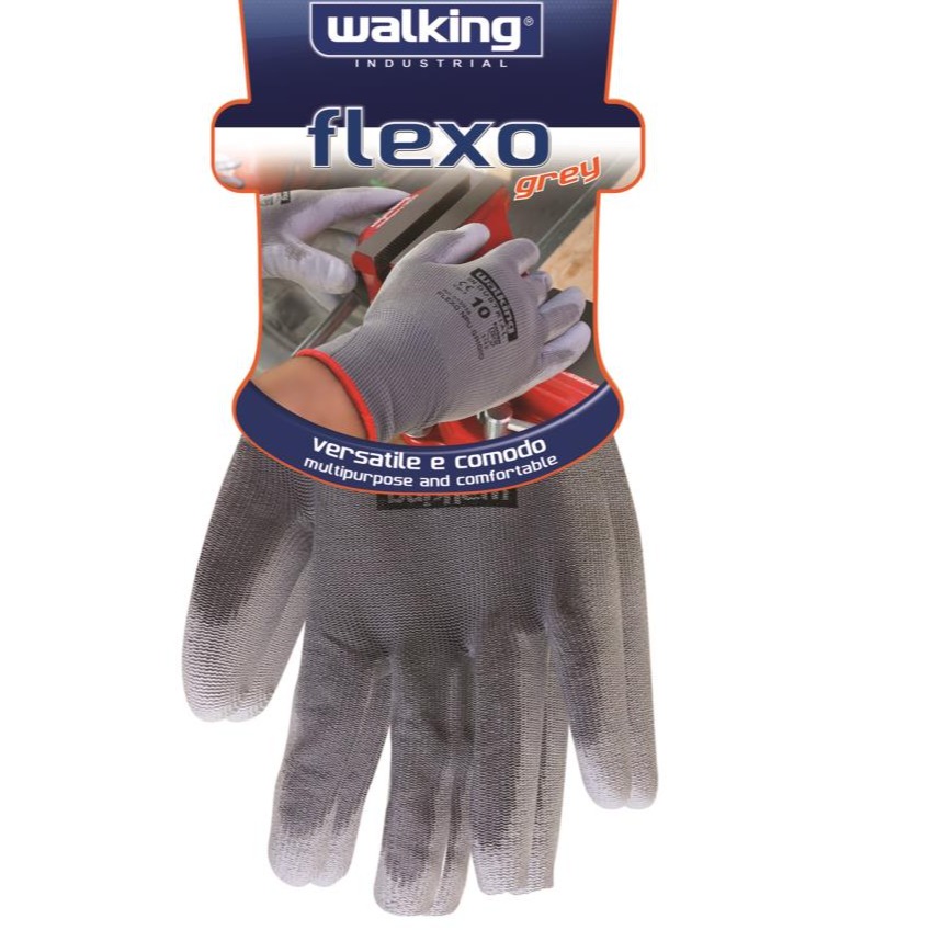 WALKING GUANTI FLEXO GRIGIO TG. 9 1PZ.