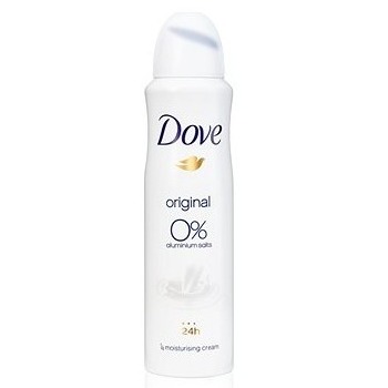 DOVE DEO SPRAY 150ML. ORIGINAL ZERO SALI PROMO