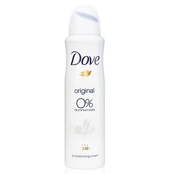 DOVE DEO SPRAY 150ML. ORIGINAL ZERO SALI